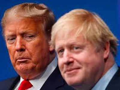 MORE ON COVID-19  – TRUMP VERSUS JOHNSON: two silly big boys who ought to know better.